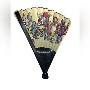 Disney Parks Coco Miguel Large Folding Hand Fan 12.5" T